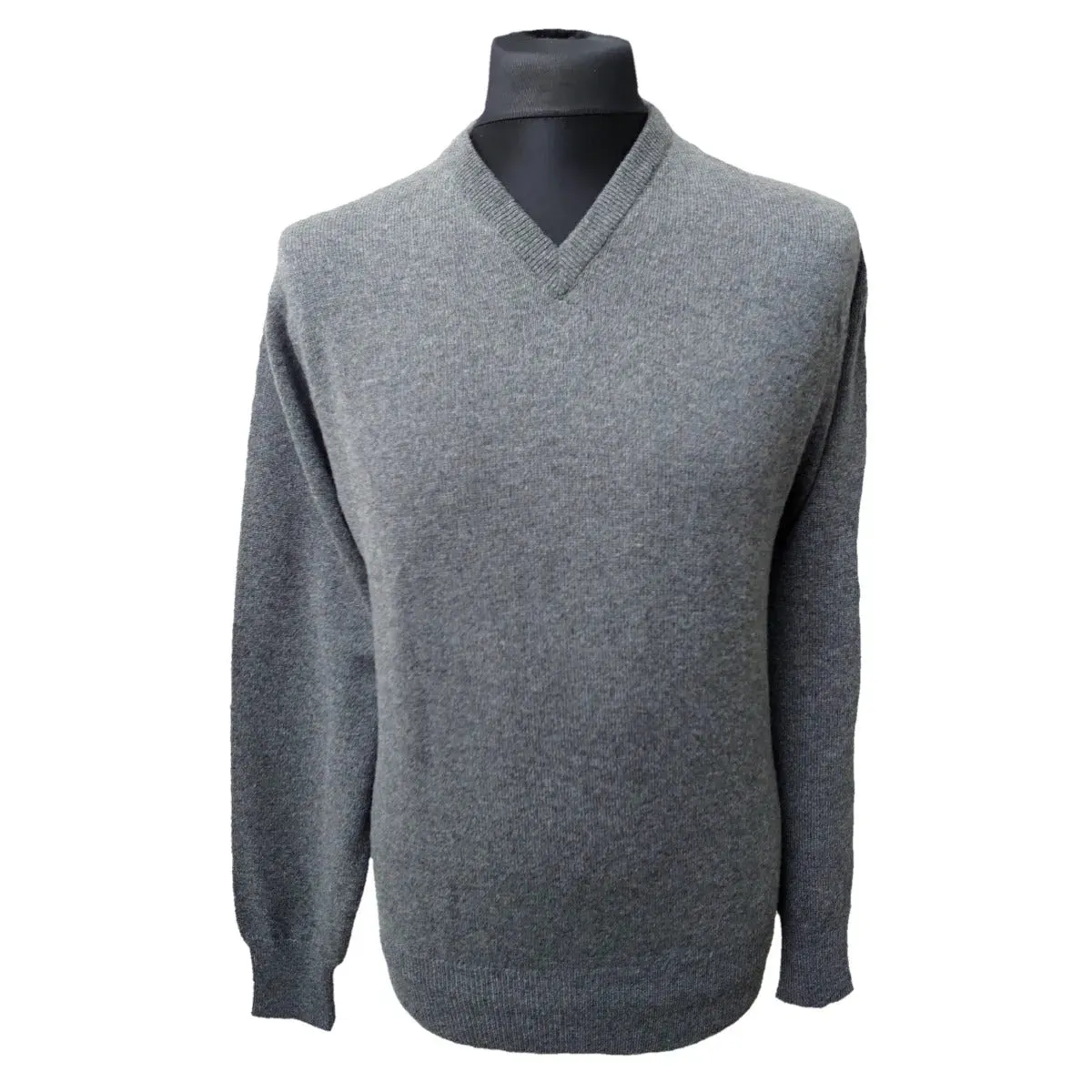 Relaxed Fit Cashmere V-Neck Jumper