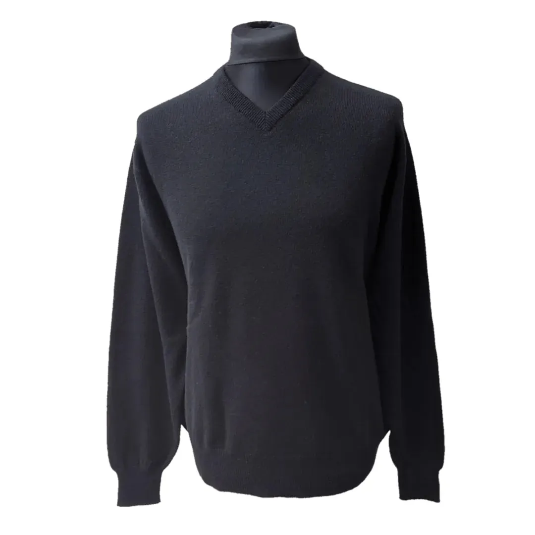 Relaxed Fit Cashmere V-Neck Jumper