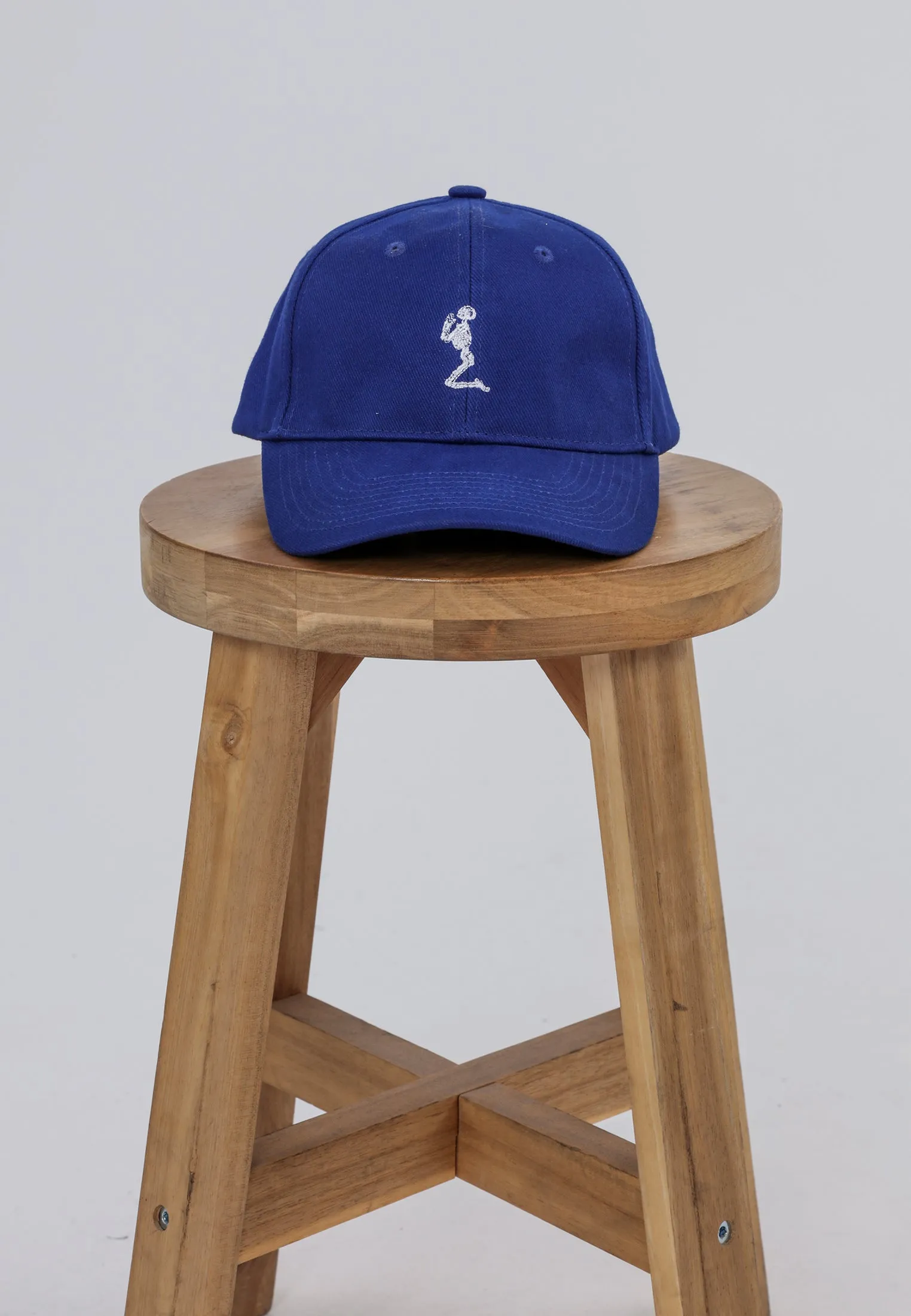 RELIGION SKELETON BASEBALL CAP ROYAL BLUE