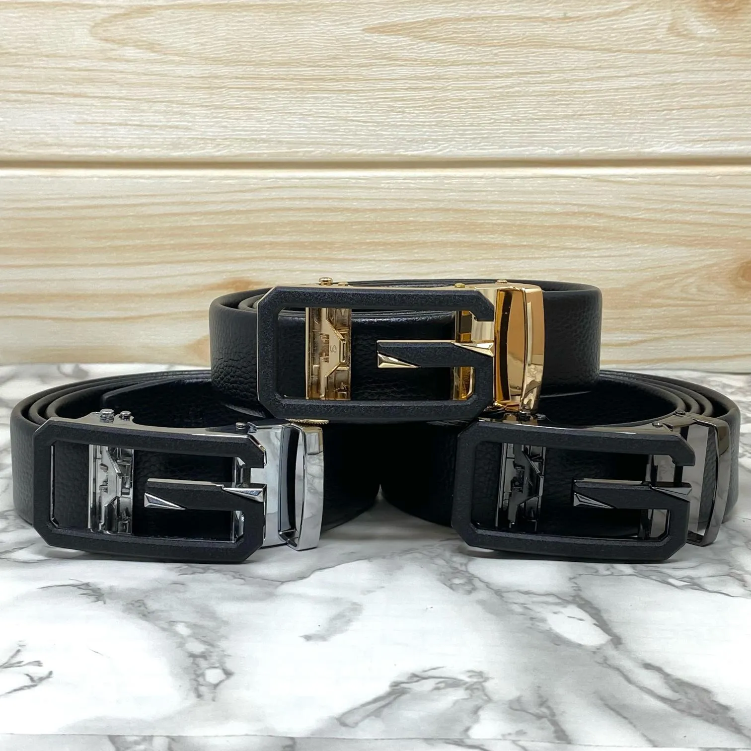 Single G Shape Fashionable Formal Belt For Men-JonasParamount