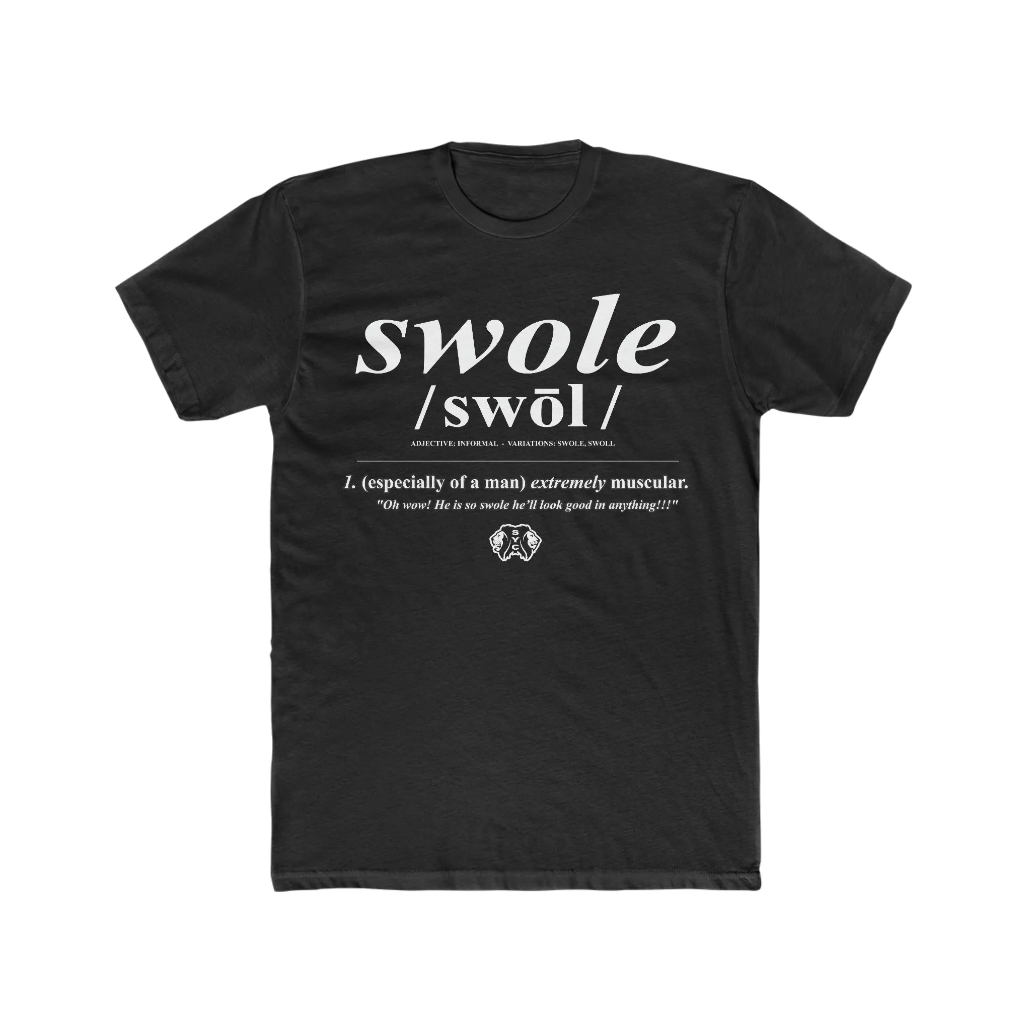 SWOLE- Men's Cotton Crew Tee