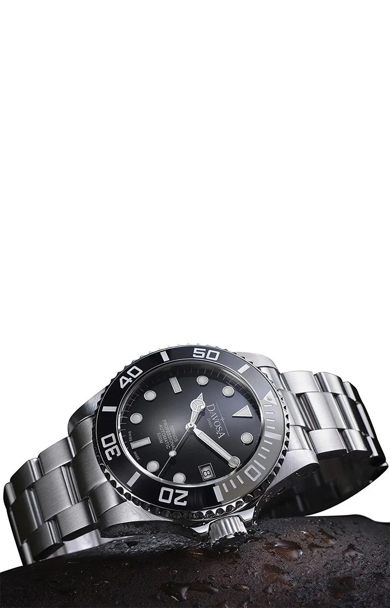 Ternos Professional Automatic 500m Black Gray Diving Watch 16155995