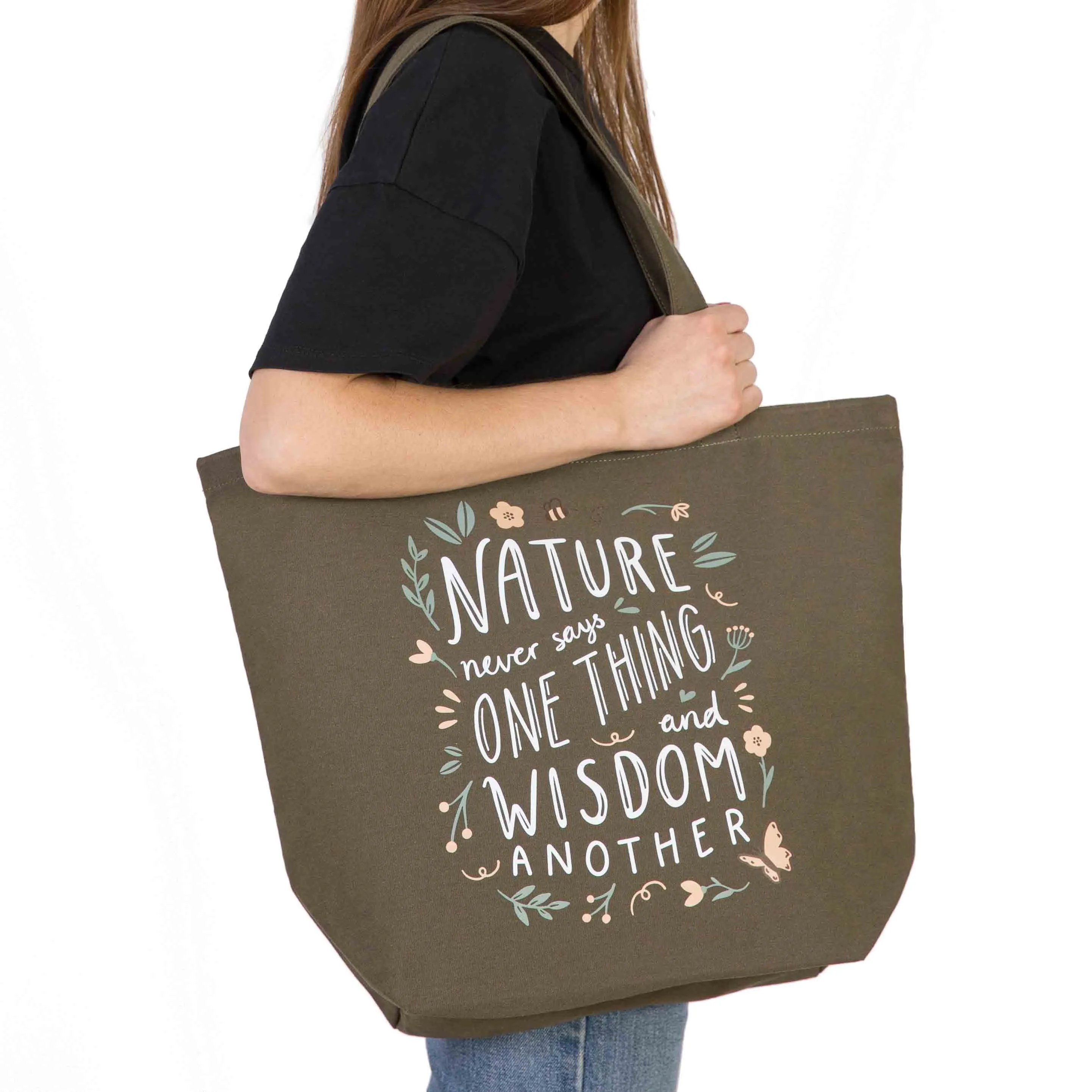 tote bag nature gray tol003