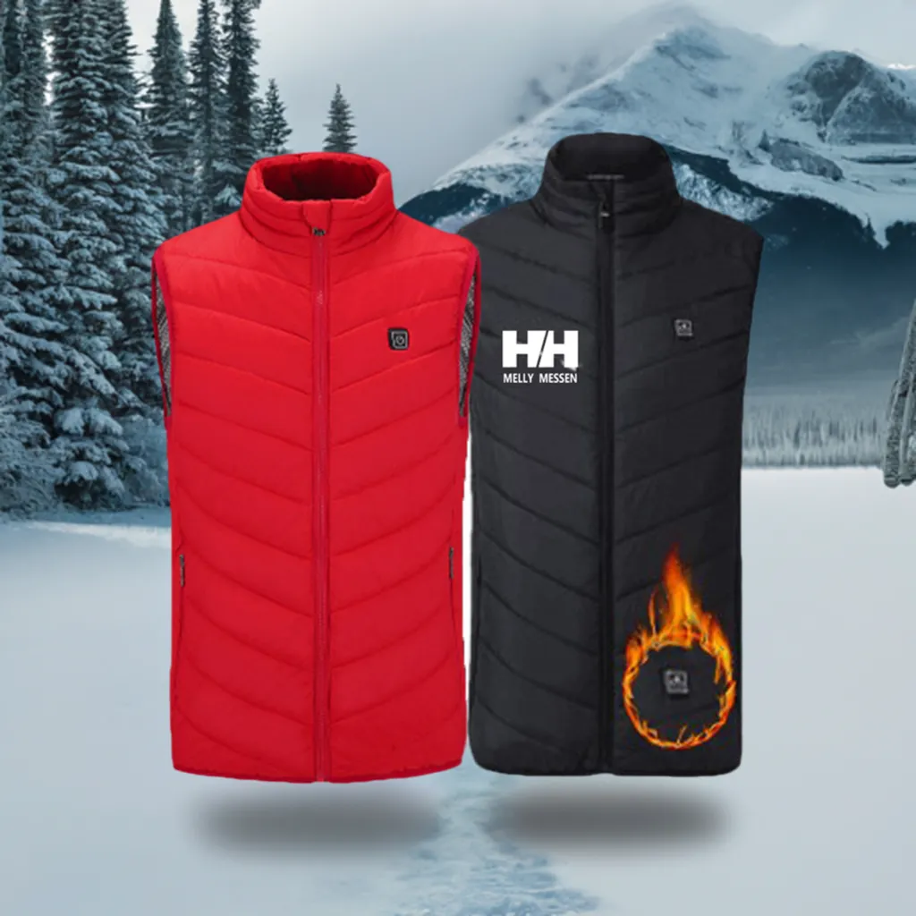 Warm Unisex Winter USB Infrared Heating Vest: Electric Heating Jacket