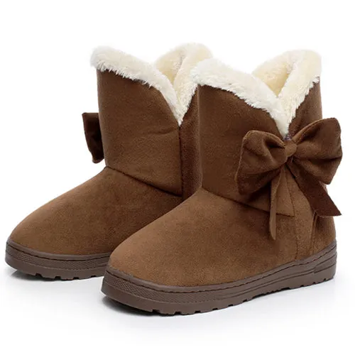 Women Winter Warm Cotton Plush Snow Boots