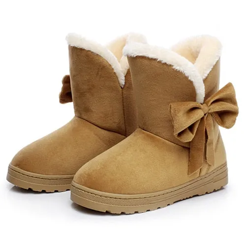 Women Winter Warm Cotton Plush Snow Boots