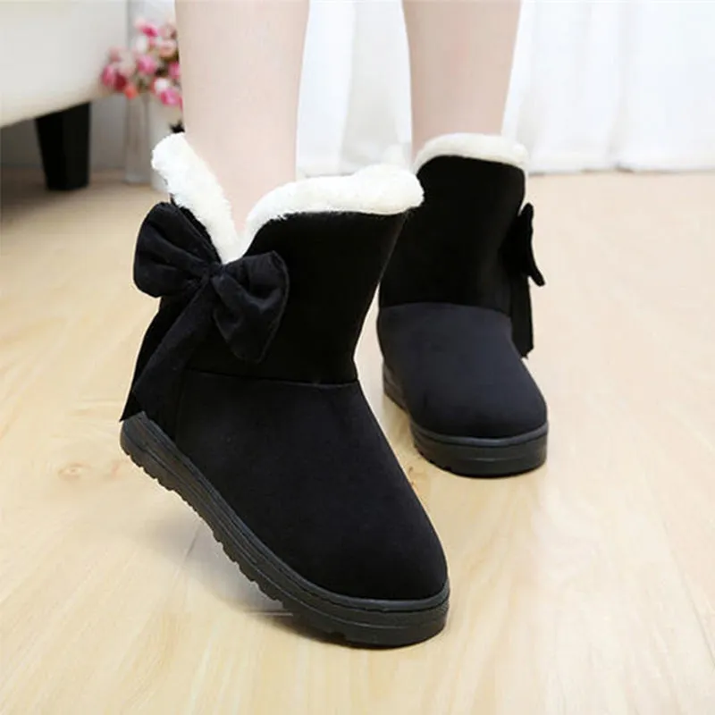 Women Winter Warm Cotton Plush Snow Boots