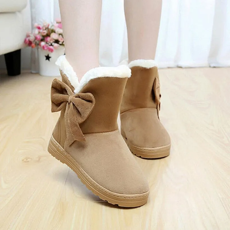 Women Winter Warm Cotton Plush Snow Boots