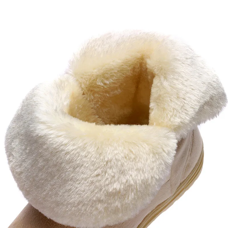 Women Winter Warm Cotton Plush Snow Boots