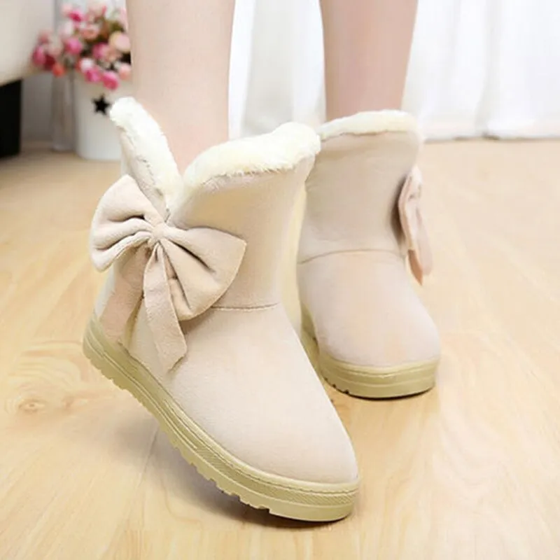 Women Winter Warm Cotton Plush Snow Boots