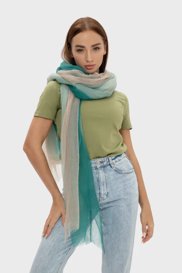 Women's Gradient Cashmere Scarf