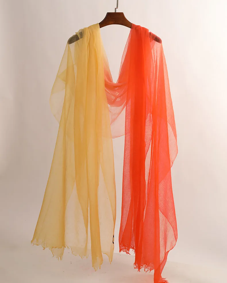 Women's Gradient Cashmere Scarf