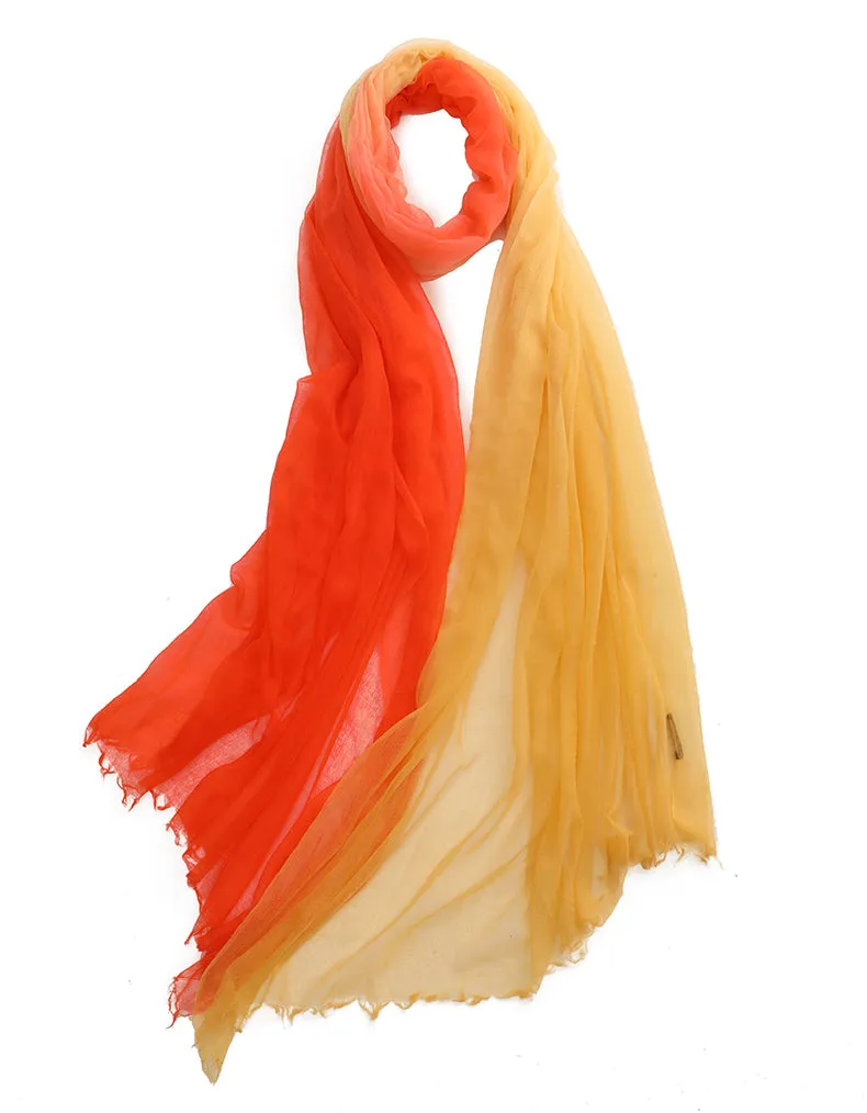 Women's Gradient Cashmere Scarf