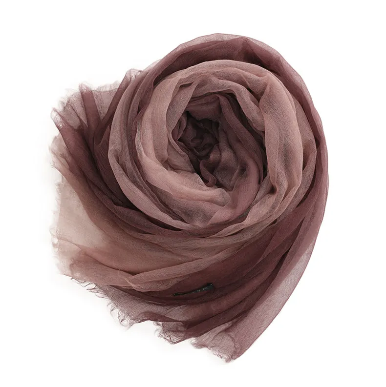 Women's Gradient Cashmere Scarf