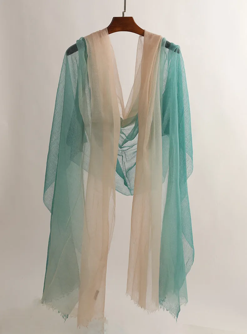 Women's Gradient Cashmere Scarf