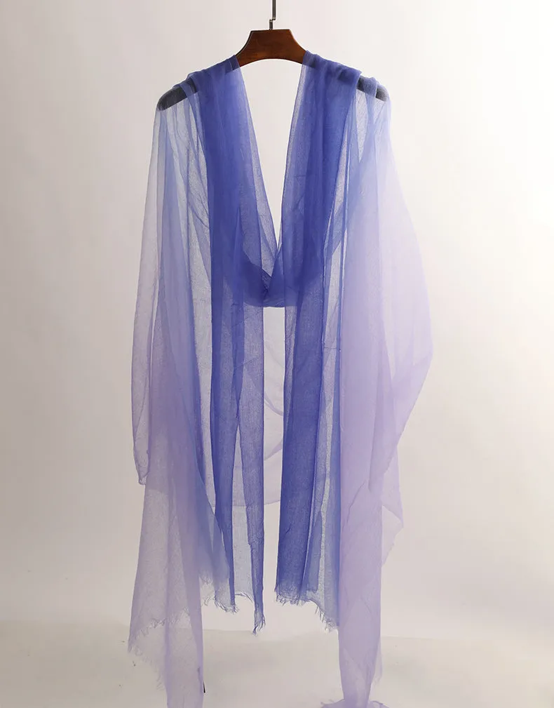 Women's Gradient Cashmere Scarf