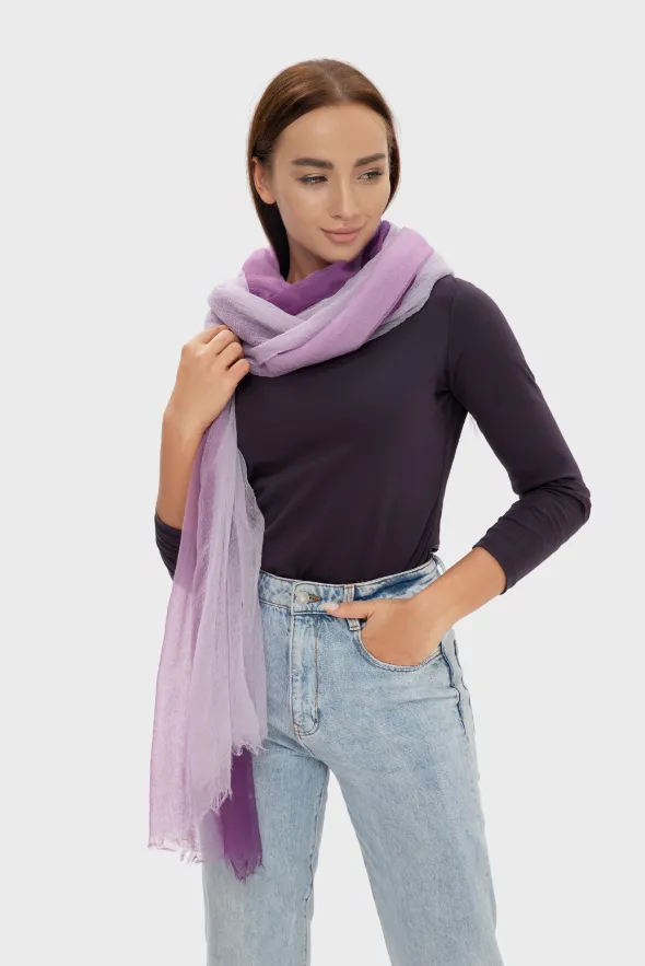 Women's Gradient Cashmere Scarf