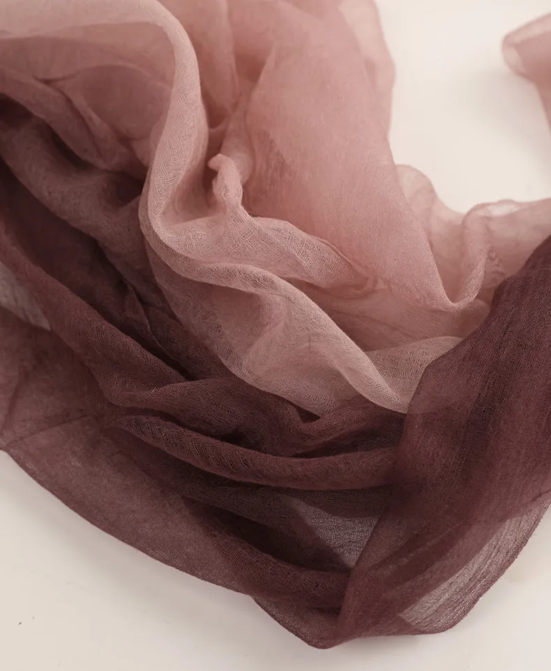 Women's Gradient Cashmere Scarf