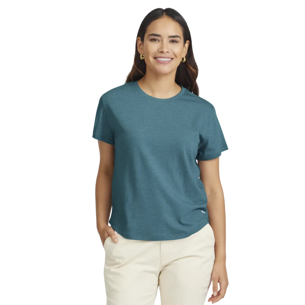 Women's Soft Merino Tee - Chasm Teal