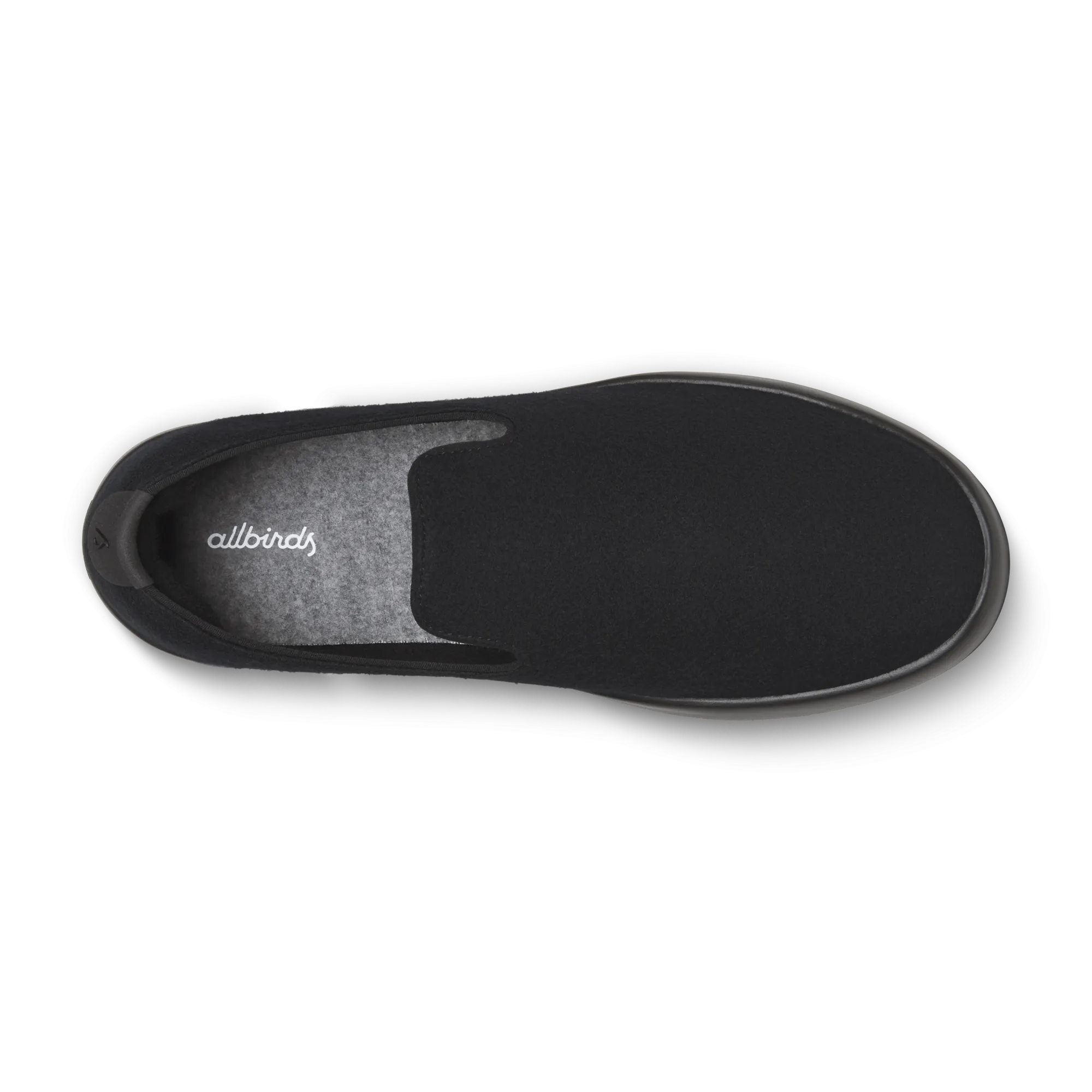 Women's Wool Loungers - Natural Black (Natural Black Sole)