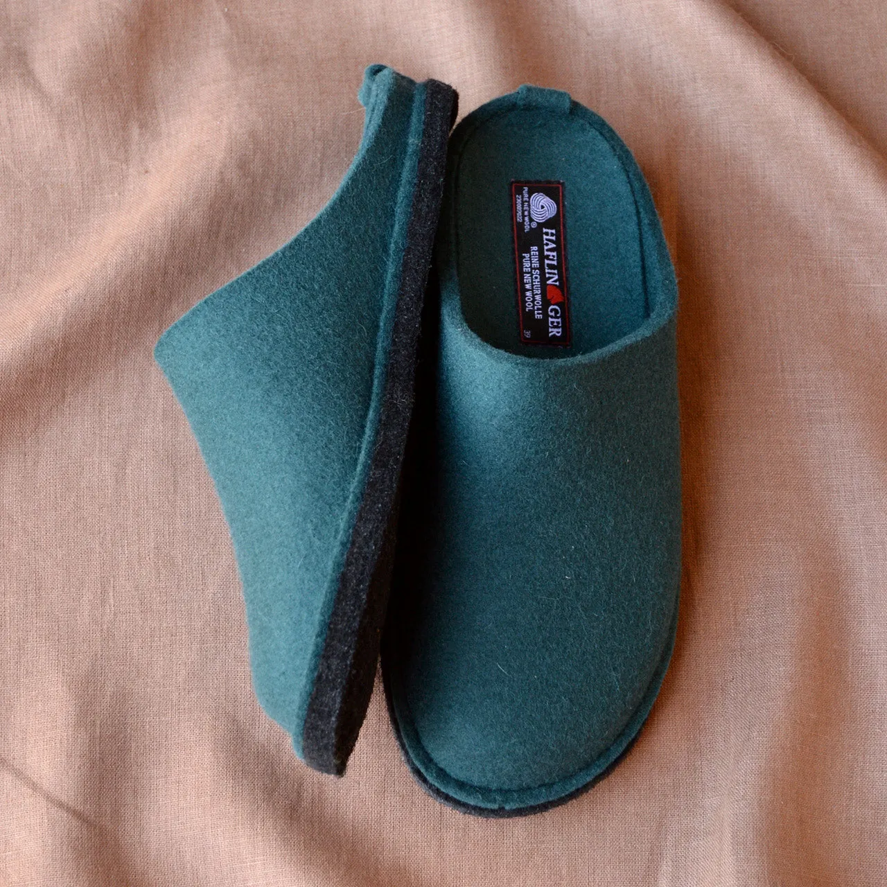 Wool Felt Slippers - Flair Soft - Pine (Adults 36-46)