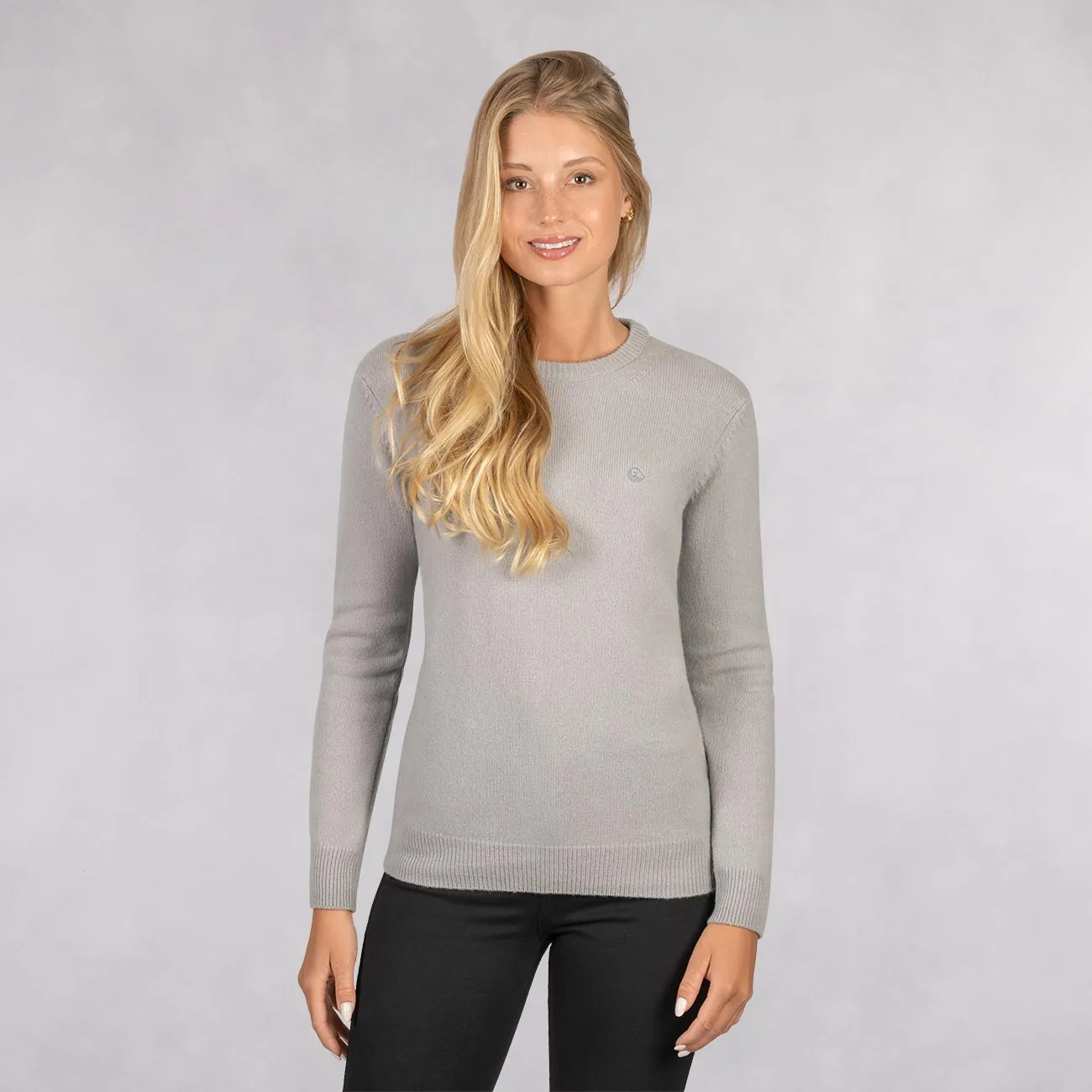 Wool Pullover Round Neck Women