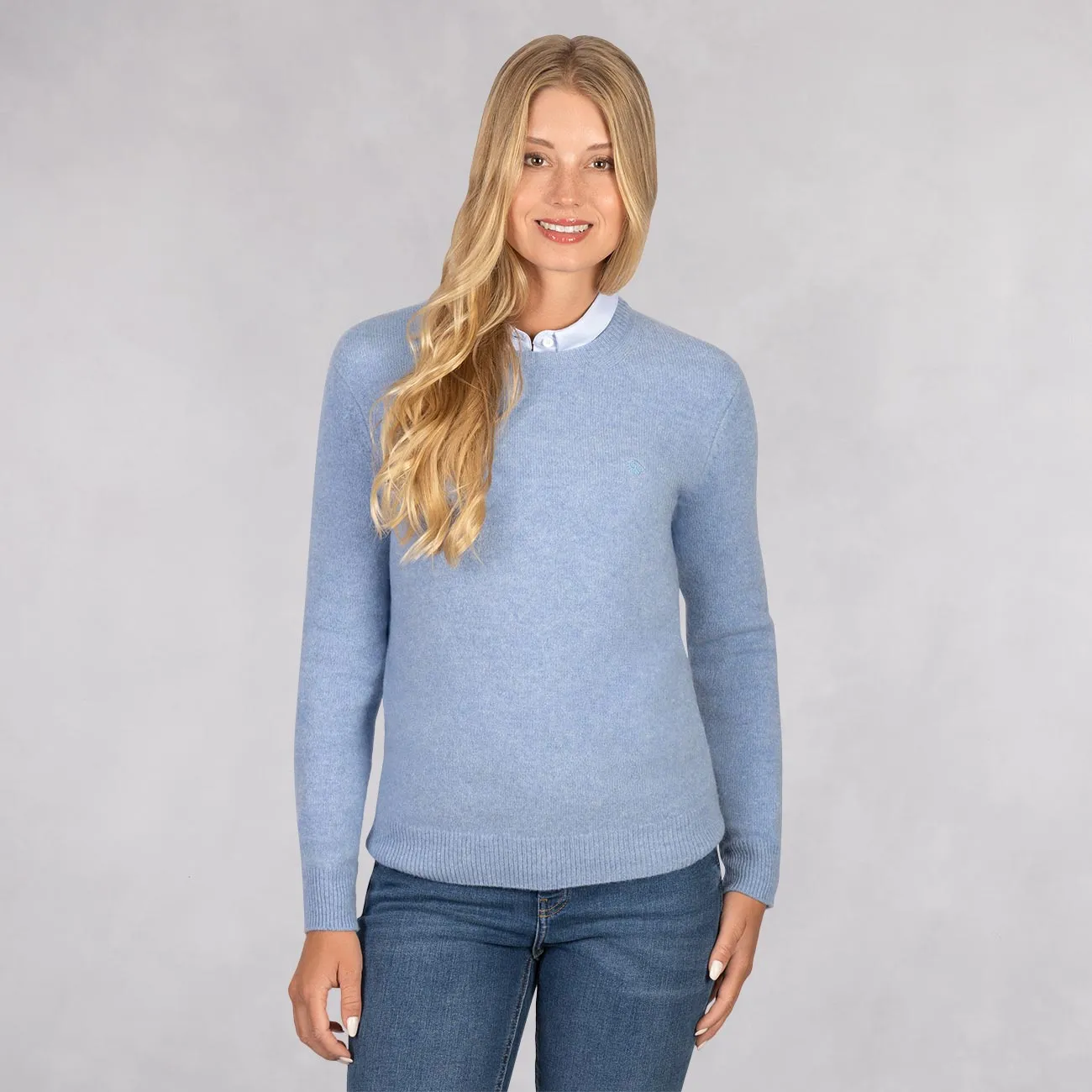 Wool Pullover Round Neck Women