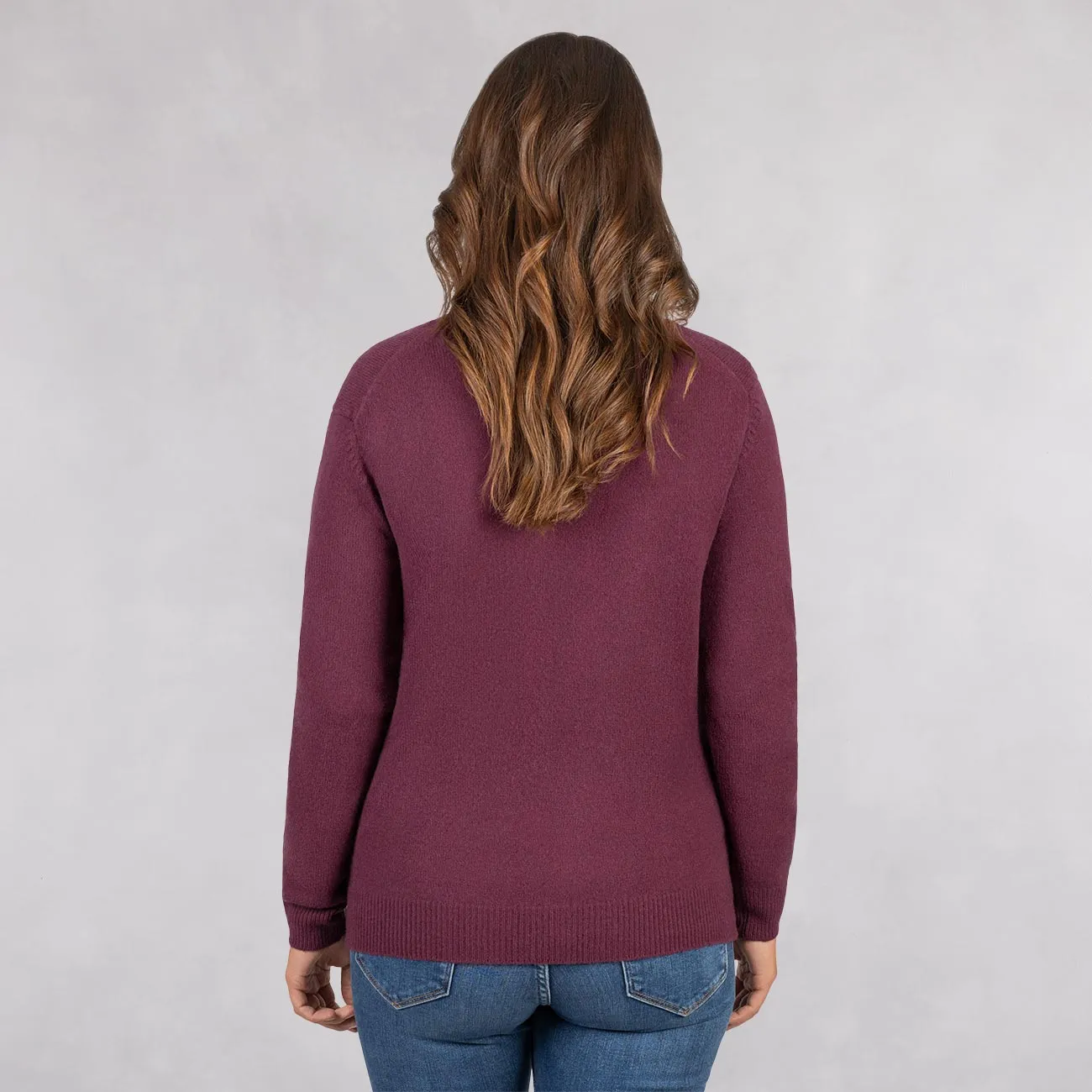 Wool Pullover Round Neck Women