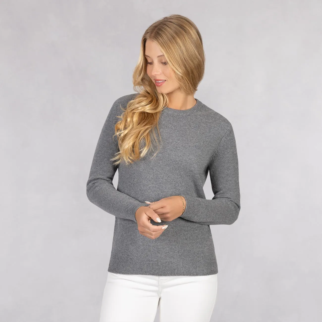 Wool Pullover Round Neck Women