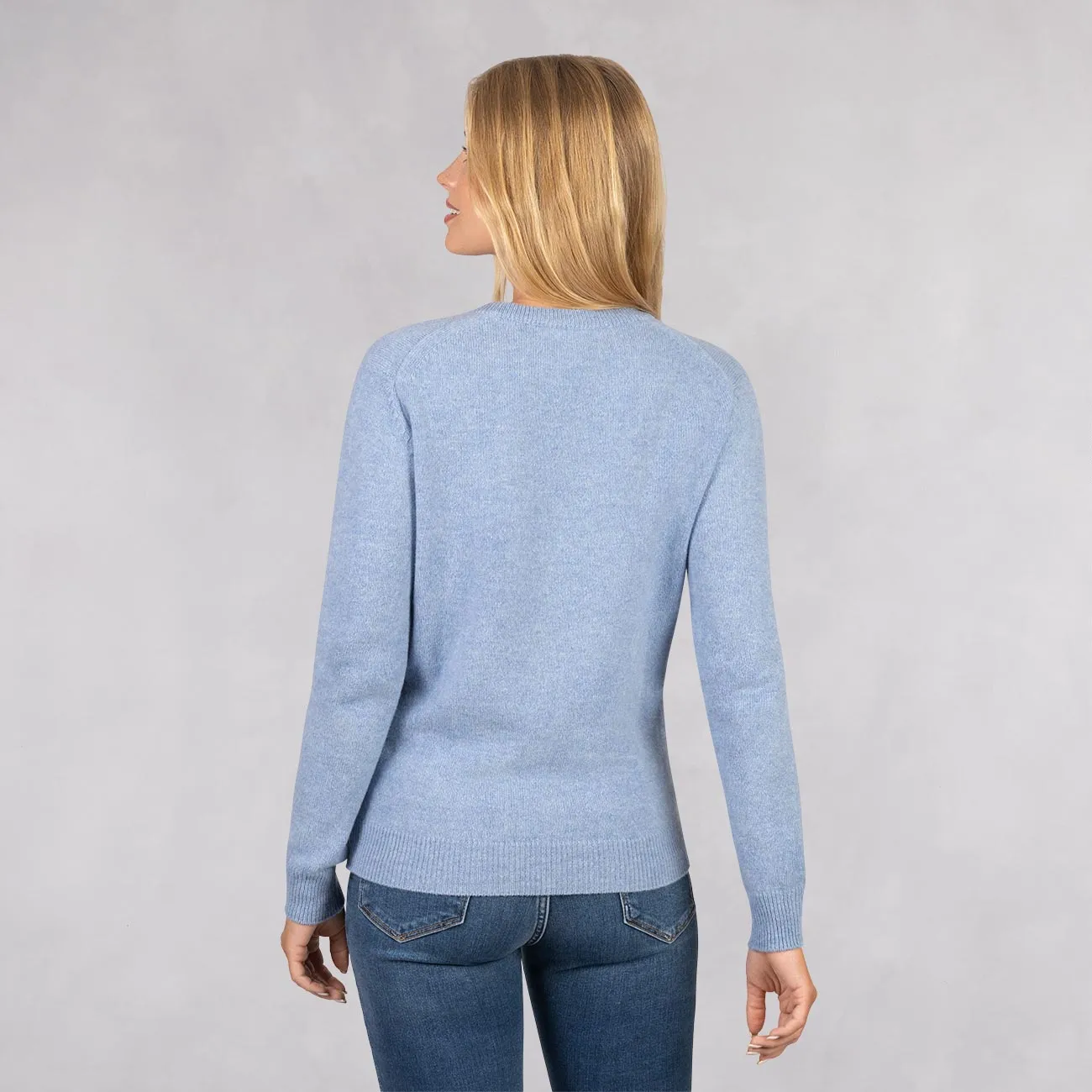 Wool Pullover V Neck Women